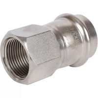 Переходник ВПр-ВР, 28х3/4, из нержавеющей стали прессовой ROMMER