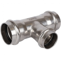 Тройник переходной ВПр, 35х28х35, из нержавеющей стали прессовой ROMMER