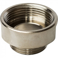 Муфта переходная резьбовая латунная STOUT никель 11/4"X1" ВН