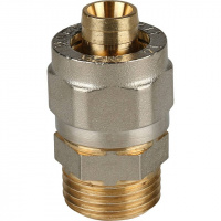 МЦ Муфта резьбовая цанга для металлопласта STOUT Ø16х1/2" НР