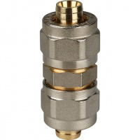 МЦ Муфта соединительная цанга для металлопласта STOUT Ø16