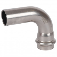 Угольник однораструбный 90° ВПр-НПр, 22, из нержавеющей стали прессовой ROMMER