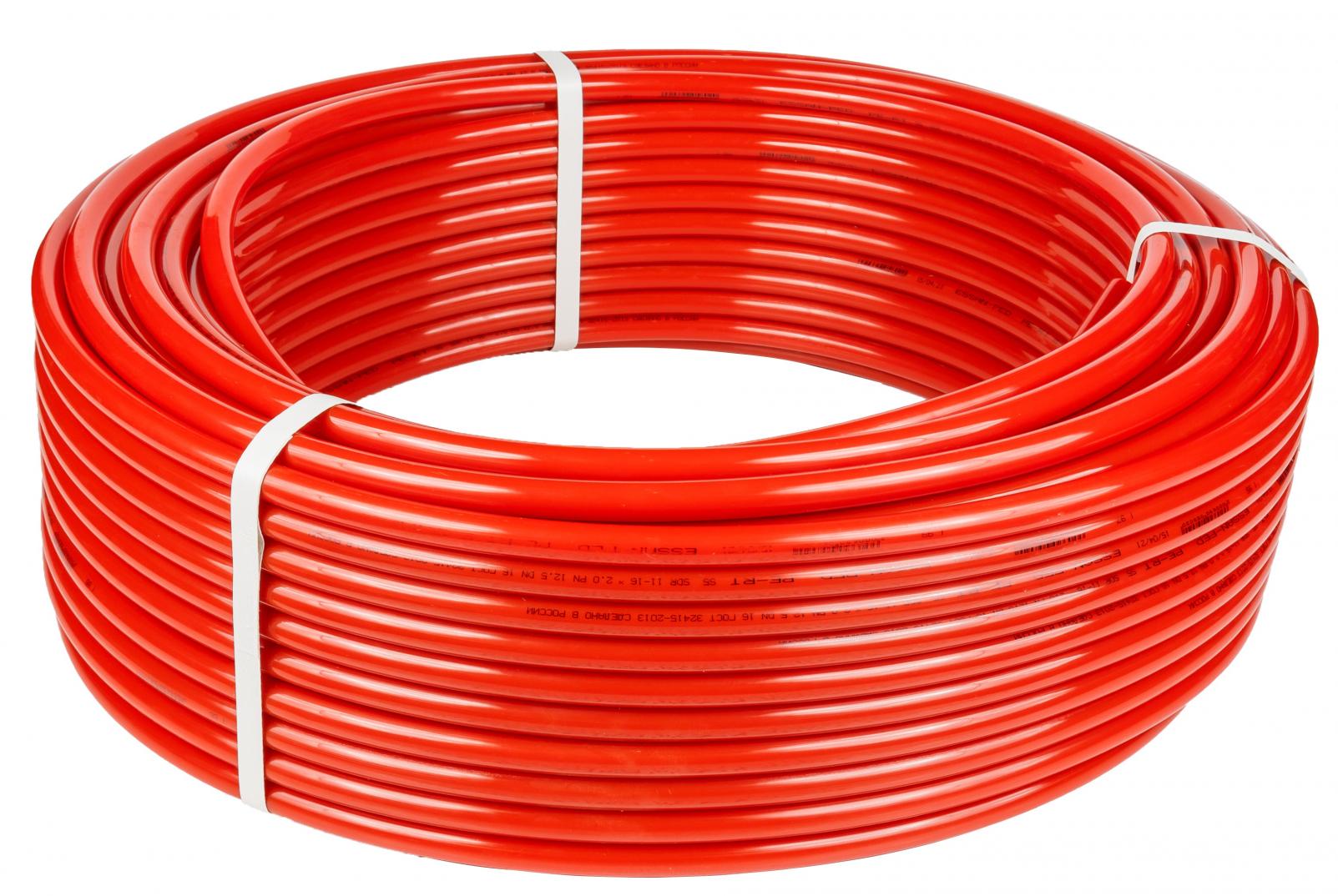 Труба из сшитого полиэтилена ESSAN RED PE-RT Ø16х2.0 (красная)