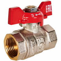 Кран шаровой ROMMER бабочка 1/2" ВВ