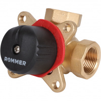Клапан трехходовой смесительный ROMMER 3/4" KVs 6,3