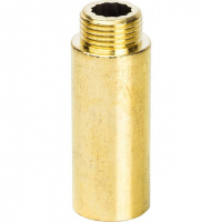Удлинитель резьбовой латунный STOUT без покрытия 1/2"x60мм ВН
