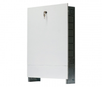 Шкаф распределительный для коллектора STOUT ШРВ-3 встроенный 8-10 выход. (670х125х746)