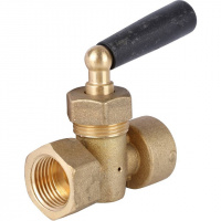 Кран шаровой для манометра STOUT ручка 1/2" ВВ