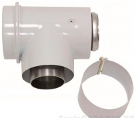 Тройник коаксиальный 90°, с ревизионным отверстием PROTHERM Ø80/125 мм