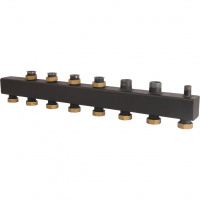 Коллектор распределительный стальной ROMMER 4(6) отопительных контура 1 1/2" (RDG-0017-004046)