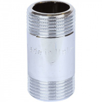 Бочонок резьбовой латунный STOUT хром 3/4"x50мм
