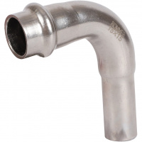 Угольник однораструбный 90° ВПр-НПр, 15, из нержавеющей стали прессовой ROMMER