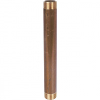 Бочонок резьбовой латунный STOUT без покрытия 3/4"x200мм