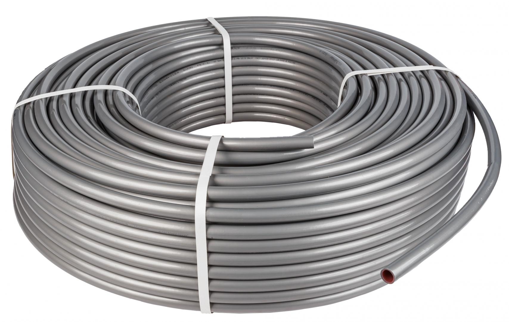 Труба из сшитого полиэтилена ESSAN FLEX EVOH PEX-b Ø20х2.8, ГОСТ32415-2013 (серая)