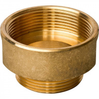 Муфта переходная резьбовая латунная STOUT без покрытия 2"x11/2" ВН