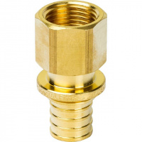 СА Муфта резьбовая аксиальная для сшитого полиэтилена STOUT Ø20х1/2" В