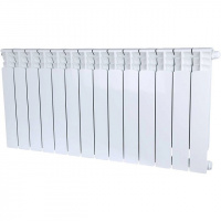 Радиатор биметаллический STOUT SPACE 500х14 секций, нижнее правое подключение