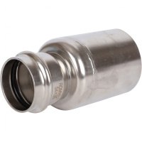 Муфта переходная ВПр-НПр, 54х35, из нержавеющей стали прессовой ROMMER