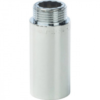 Удлинитель резьбовой латунный STOUT хром 3/4"x60мм ВН
