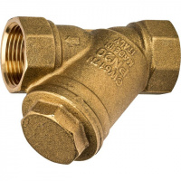 ФГО Фильтр косой грубой очистки STOUT SFW латунный 3/4", 500 мкр, желтый