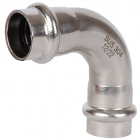 Угольник 90° ВПр-ВПр, 18, из нержавеющей стали прессовой ROMMER