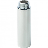 Удлинитель резьбовой латунный STOUT хром 3/4"x80мм ВН