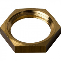 Контргайка резьбовая латунная STOUT без покрытия 1/2"