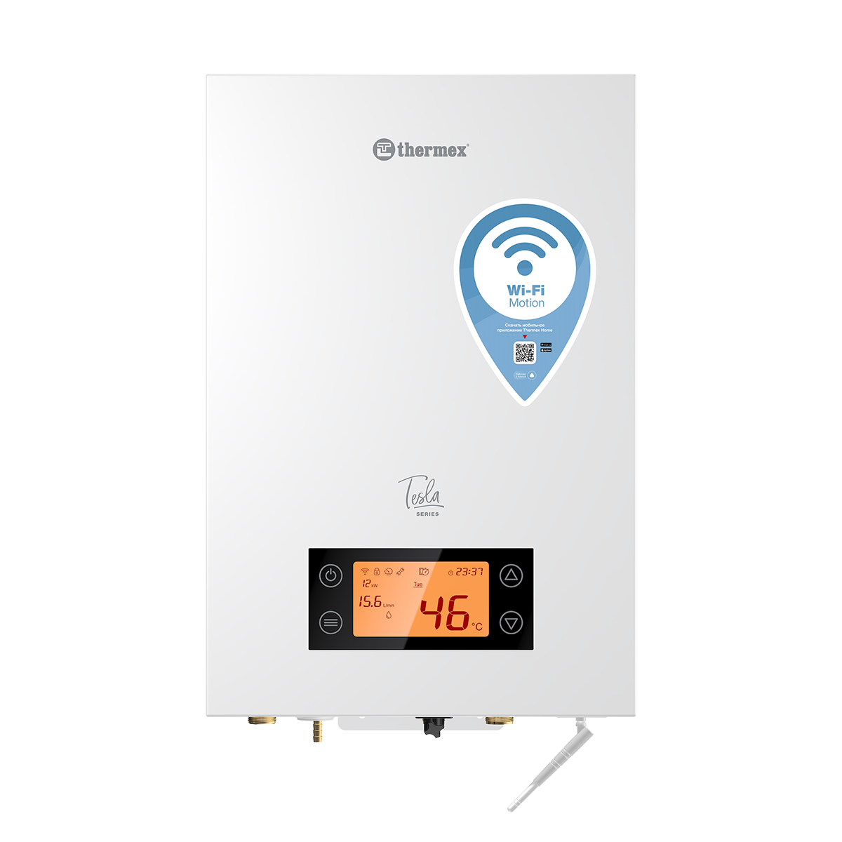 Котел электрический настенный THERMEX TESLA 6-12кВт, Wi-Fi (ЭдЭБ02792)
