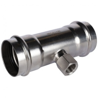 Тройник-переходник ВПр-ВР, 54х1/2, из нержавеющей стали прессовой ROMMER