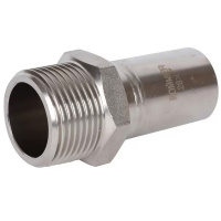 Вставка переходная НПр-НР, 28х1, из нержавеющей стали прессовой ROMMER