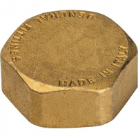 Заглушка резьбовая латунная STOUT без покрытия 1" В