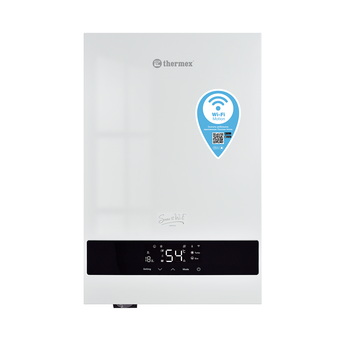 Котел электрический настенный THERMEX SONNE 12 Wi-Fi (White) (ЭдЭБ05248)