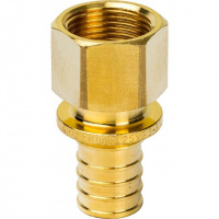 СА Муфта резьбовая аксиальная для сшитого полиэтилена STOUT Ø25х3/4" В