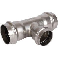 Тройник переходной ВПр, 42х35х42, из нержавеющей стали прессовой ROMMER