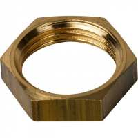 Контргайка резьбовая латунная STOUT без покрытия 3/8"
