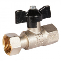 Кран шаровой STOUT бабочка 1/2" В, с накидной гайкой