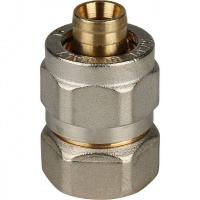 МЦ Муфта резьбовая цанга для металлопласта STOUT Ø16х1/2" ВР