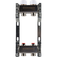 Коллектор из нержавеющей стали без расходомеров 2 вых. ROMMER