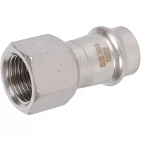 Переходник ВПр-ВР, 18х1/2, из нержавеющей стали прессовой ROMMER