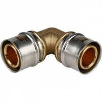 МП Угол равнопроходный пресс для металлопласта STOUT Ø32х90°