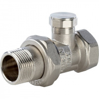 Клапан запорно-балансировочный прямой STOUT 3/4"