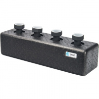 Коллектор распределительный стальной STOUT 2 отопительных контура, в теплоизоляции DN25