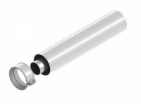 Удлинитель дымохода коаксиальный PROTHERM Ø80/125 мм PP, L=500мм, стальной соединительный хомут в ко