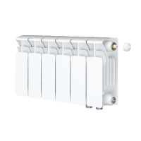 Радиатор биметаллический RIFAR BASE 200х6 секций, нижнее правое подключение (BVR)