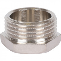 Заглушка резьбовая латунная STOUT никель 1" Н