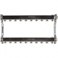 Коллектор из нержавеющей стали для радиаторной разводки 10 вых. ROMMER