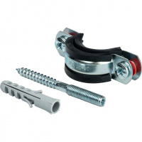 Хомут крепежный со шпилькой М8*80 STOUT Ду25 (32-37) - 1"