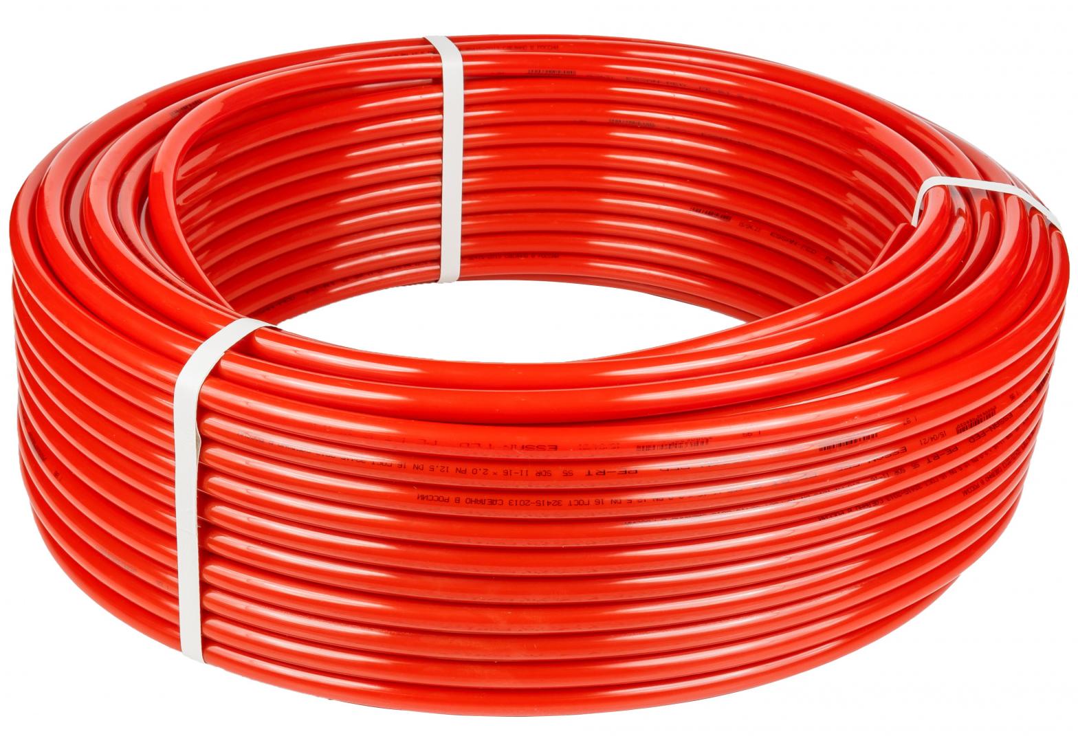 Труба из сшитого полиэтилена ESSAN RED PE-RT Ø16х2,0 (красная)