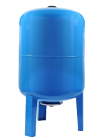 Гидроаккумулятор для воды ESSAN GIDRACH-NE вертикальный 50 л, 1" Н, синий, концевой, нерж фланец