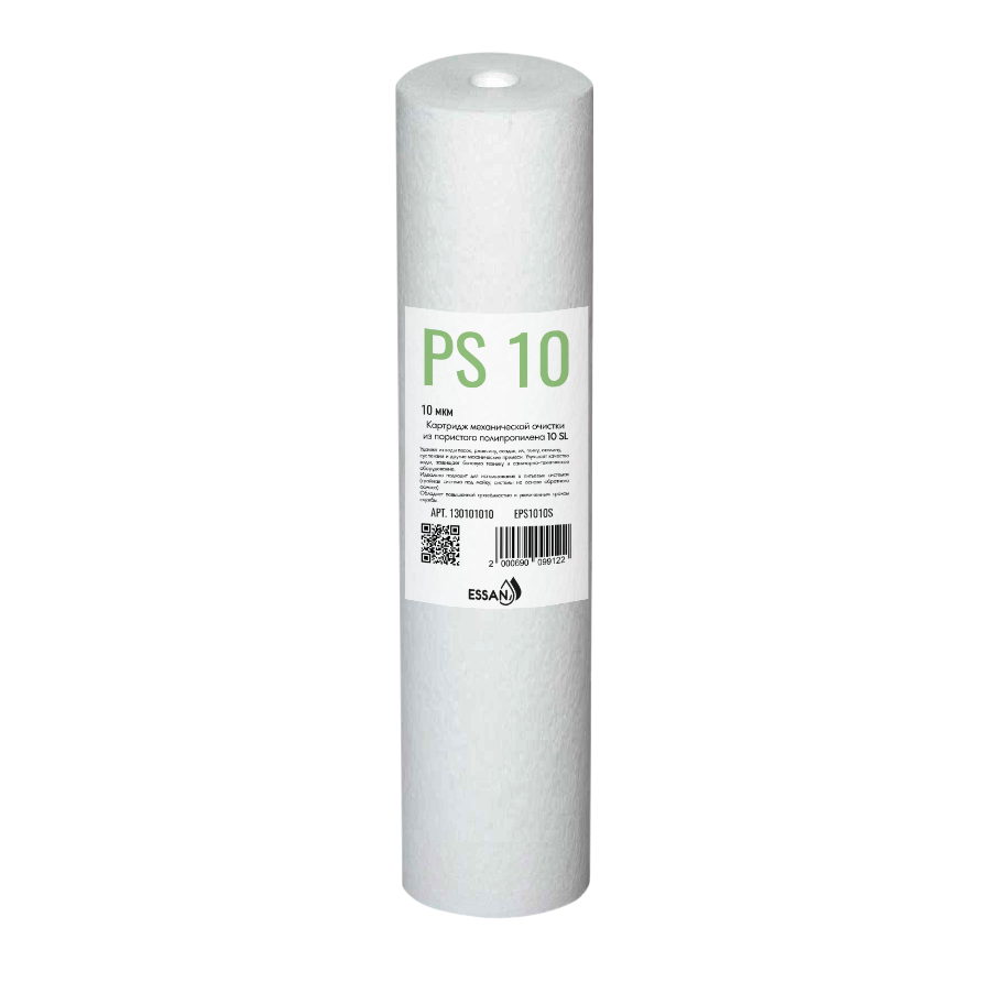 Картридж сменный полипропилен ESSAN EРS1010S, для корпуса 10SL, 10 мкм, для механич. очистки